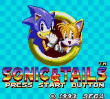 Sonic & Tails (Japan) Title Screen